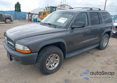 2003 Dodge Durango Sport from USA, damaged, VIN 1D4HS38N33F573493